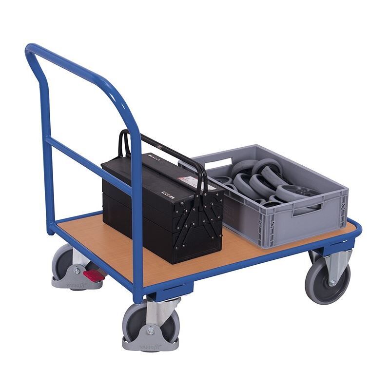 Variofit Schiebebügelwagen leichte Ausführung 1100x600x945mm Produktbild Variofit Schiebebügelwagen leichte Ausführung 1100x600x945mm bild 2