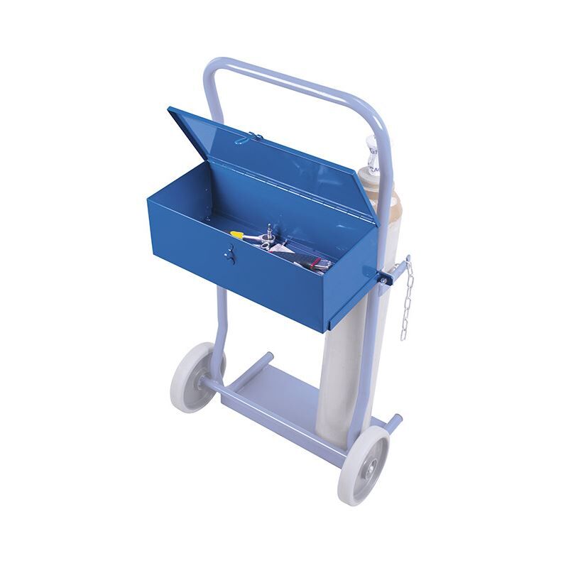 Variofit Werkzeugkiste 460x210x155mm für Stahlflaschenkarren Produktbild Variofit Werkzeugkiste 460x210x155mm für Stahlflaschenkarren