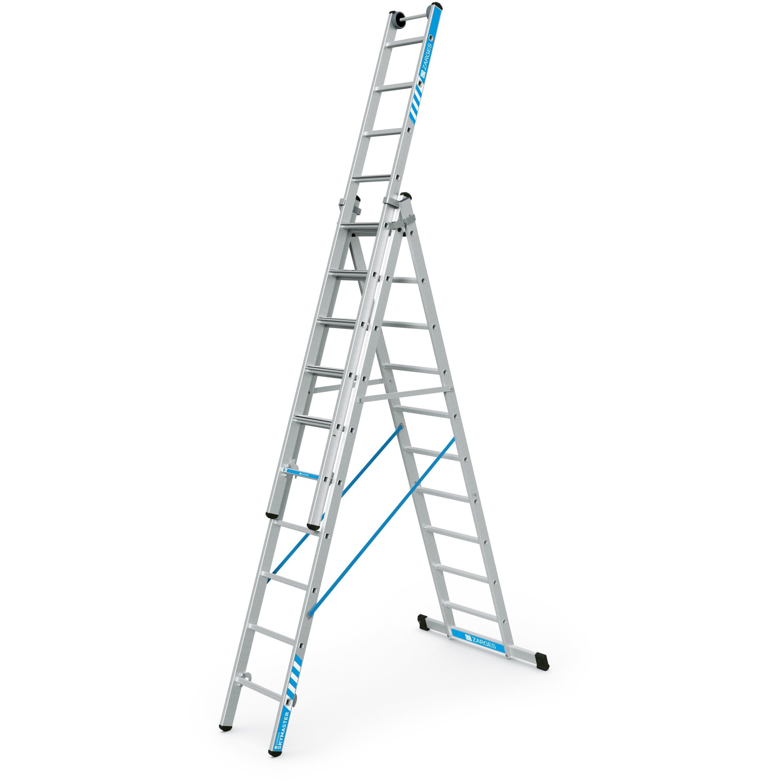 Zarges Mehrzweckleiter Skymaster Plus X LM 3 x 8 Stufen Produktbild Zarges Mehrzweckleiter Skymaster Plus X LM 3 x 8 Stufen