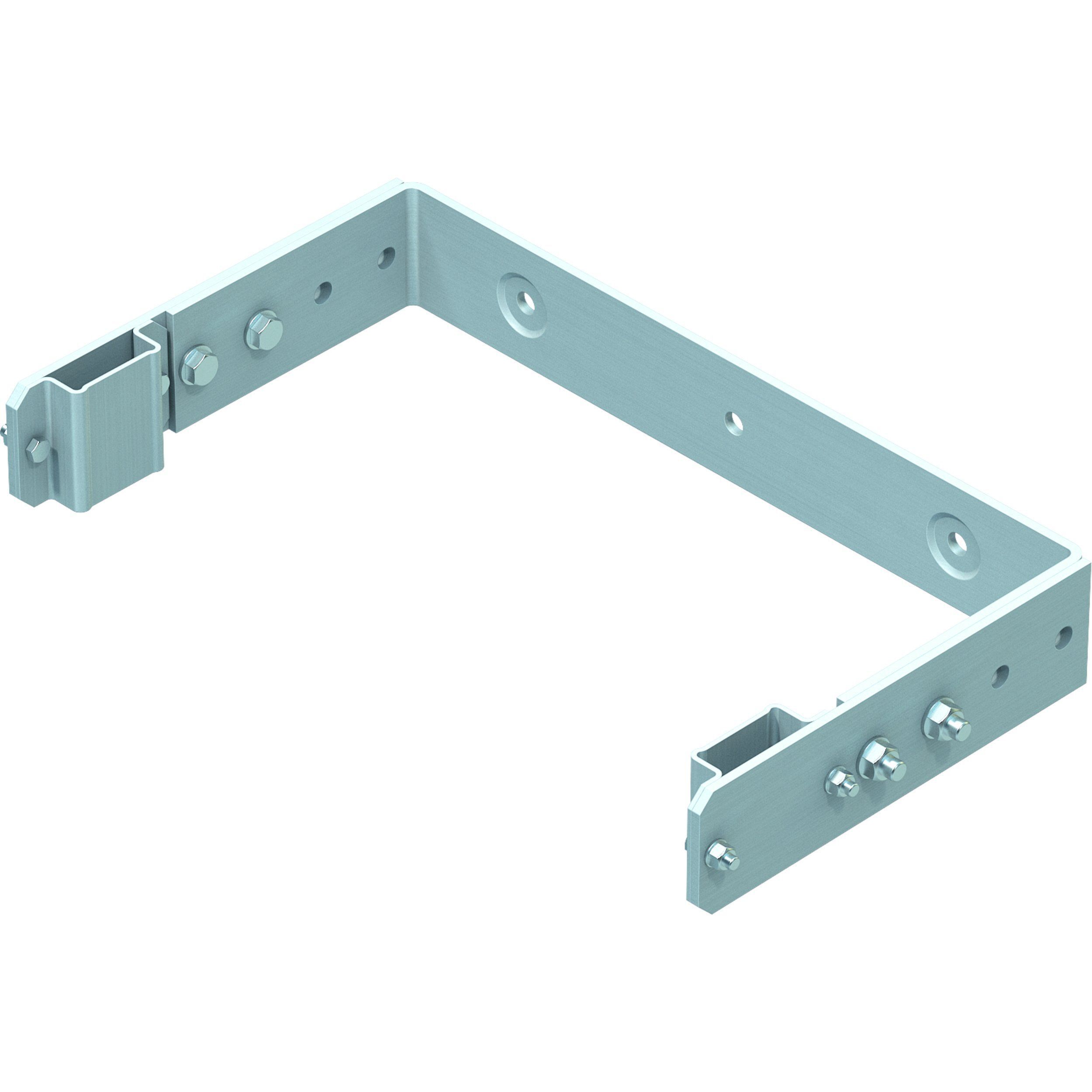 ZARGES Wandhalter verst. 250-350 mm verz. Produktbild ZARGES Wandhalter verst. 250-350 mm verz.