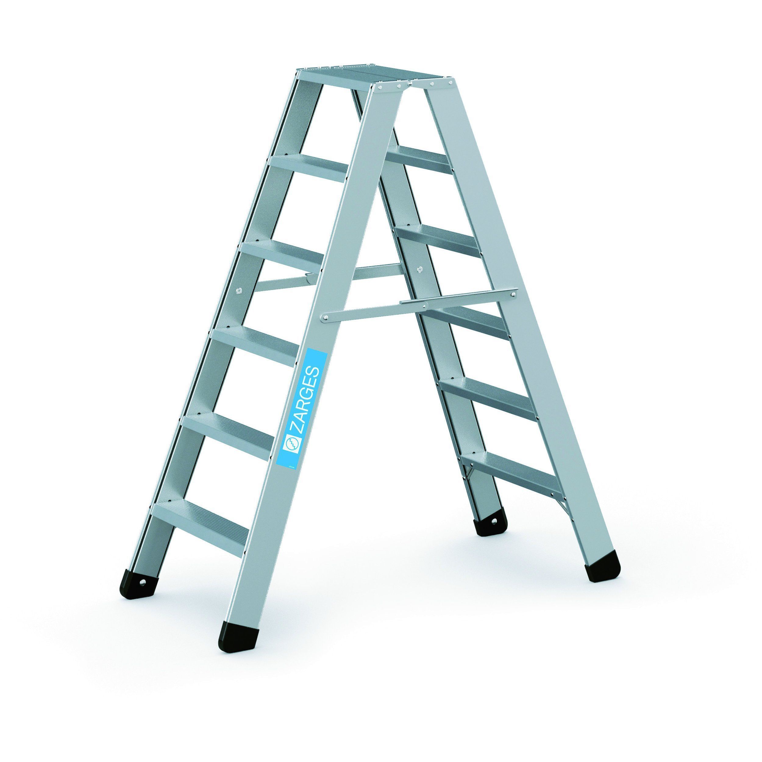 ZARGES Alu-Stehleiter Z500 Seventec 2x4 Stufen Produktbild ZARGES Alu-Stehleiter Z500 Seventec 2x4 Stufen
