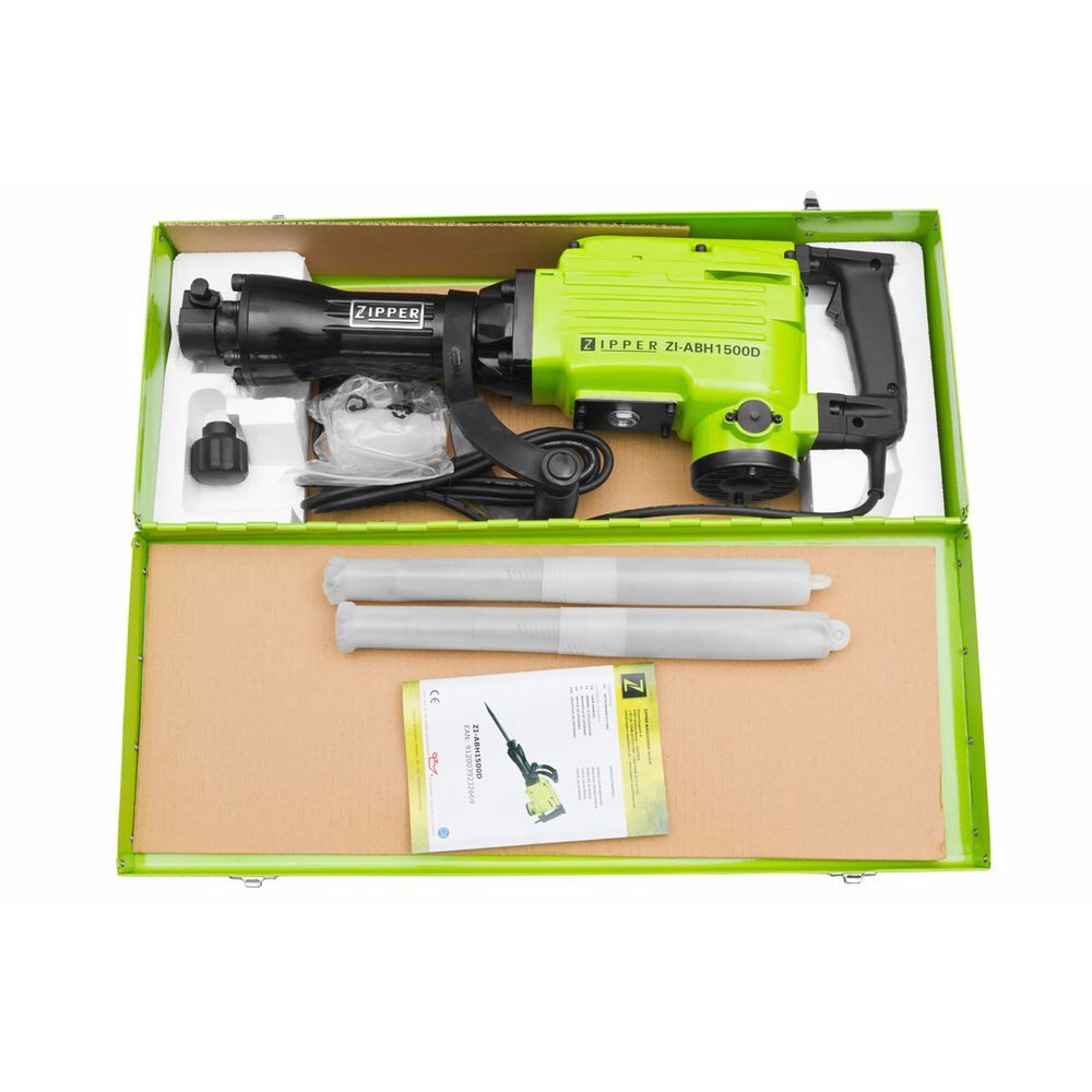 ZIPPER Abbruchhammer ZI-ABH1500D Einschlagstärke bis 45 Joule 30mm Sechskant Aufnahme Produktbild ZIPPER Abbruchhammer ZI-ABH1500D Einschlagstärke bis 45 Joule 30mm Sechskant Aufnahme bild 3