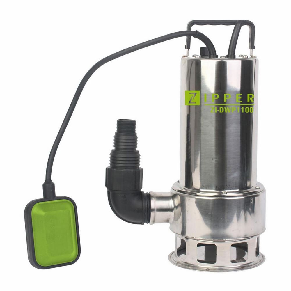 ZIPPER Schmutzwasserpumpe ZI-DWP1100N 15 m³/h inklusive Schwimmerschalter Produktbild ZIPPER Schmutzwasserpumpe ZI-DWP1100N 15 m³/h inklusive Schwimmerschalter