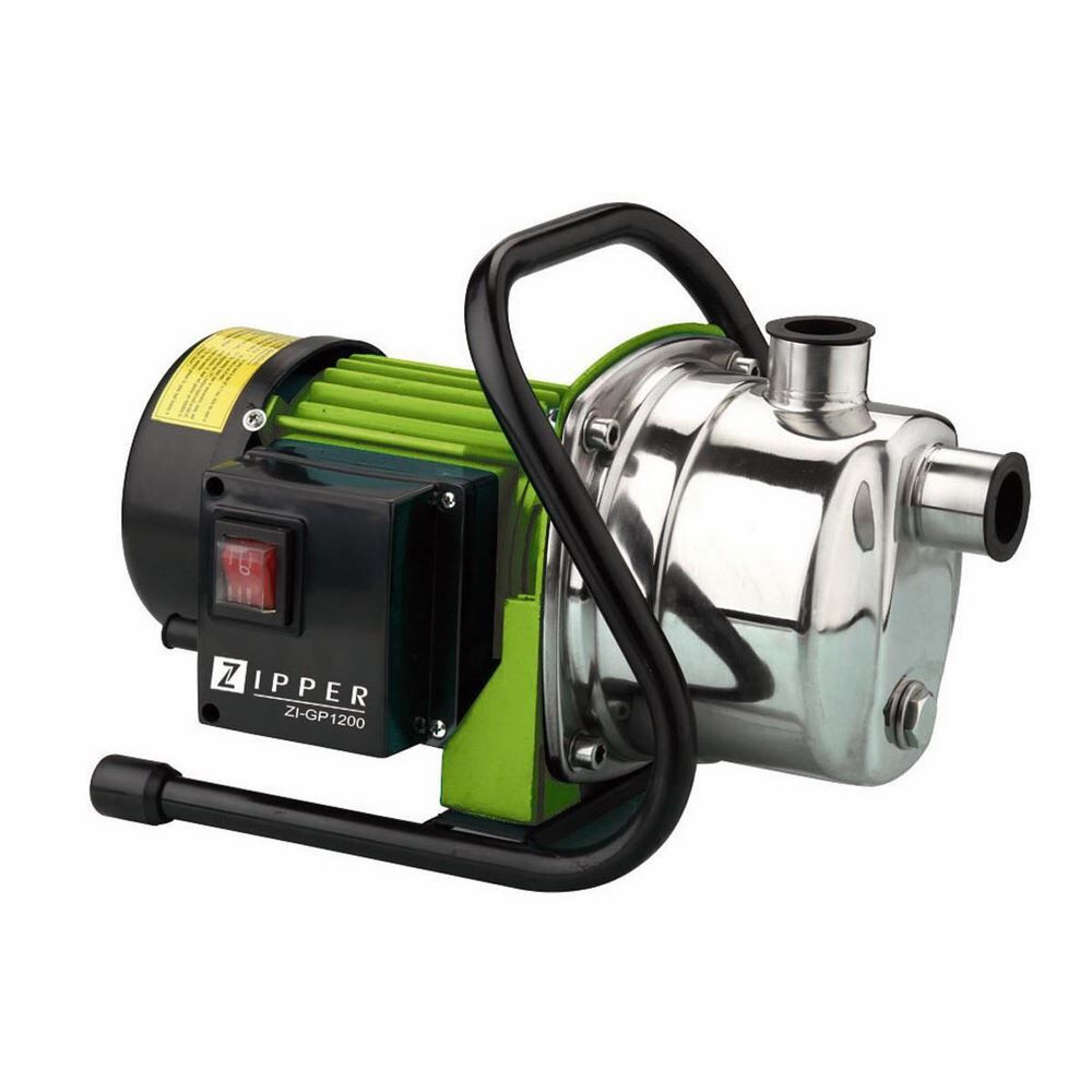 ZIPPER Gartenpumpe ZI-GP1200 3400 l/h 1200W Edelstahl zur Gartenbewässerung Produktbild ZIPPER Gartenpumpe ZI-GP1200 3400 l/h 1200W Edelstahl zur Gartenbewässerung