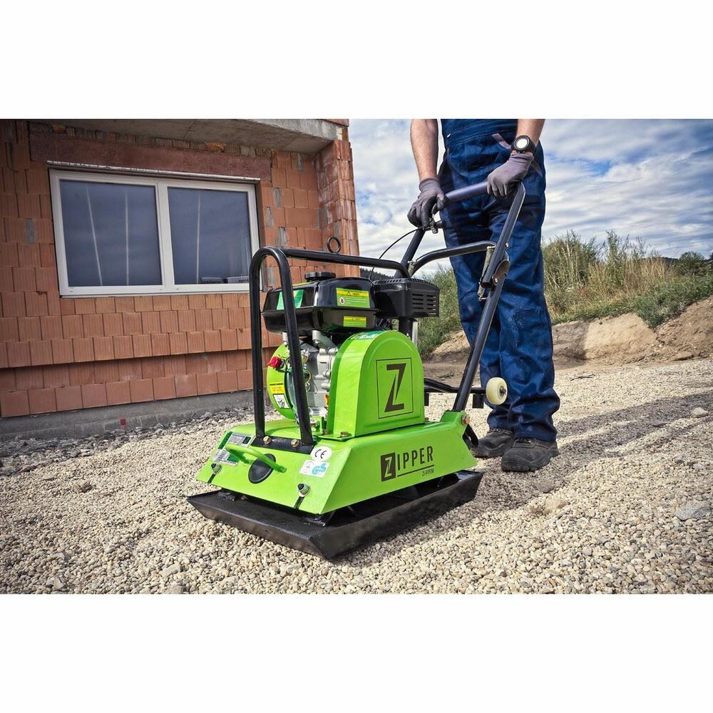 ZIPPER Rüttelplatte ZI-RPE90 inkl. transparenter Gummimatte für Pflasterarbeiten Produktbild ZIPPER Rüttelplatte ZI-RPE90 inkl. transparenter Gummimatte für Pflasterarbeiten bild 3