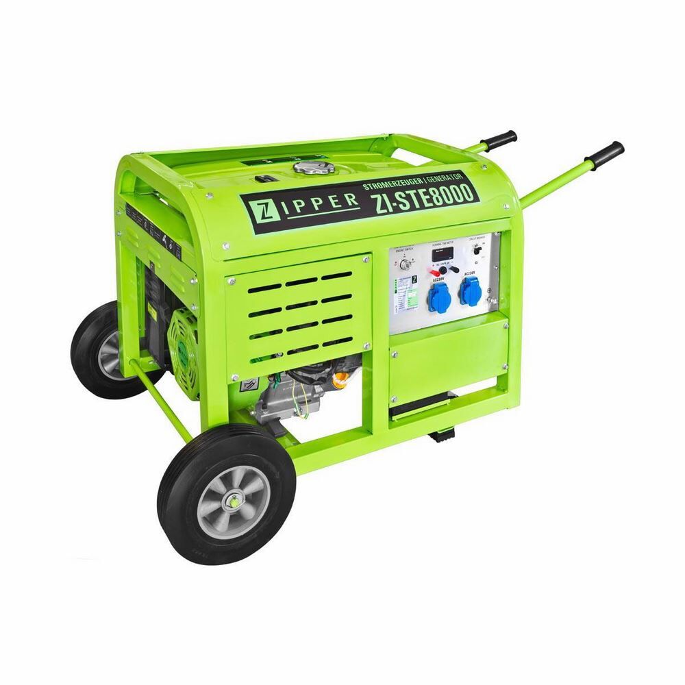 ZIPPER Stromerzeuger ZI-STE8000 2x230V E-Start, Seilzug, Fernbedienung Produktbild ZIPPER Stromerzeuger ZI-STE8000 2x230V E-Start, Seilzug, Fernbedienung