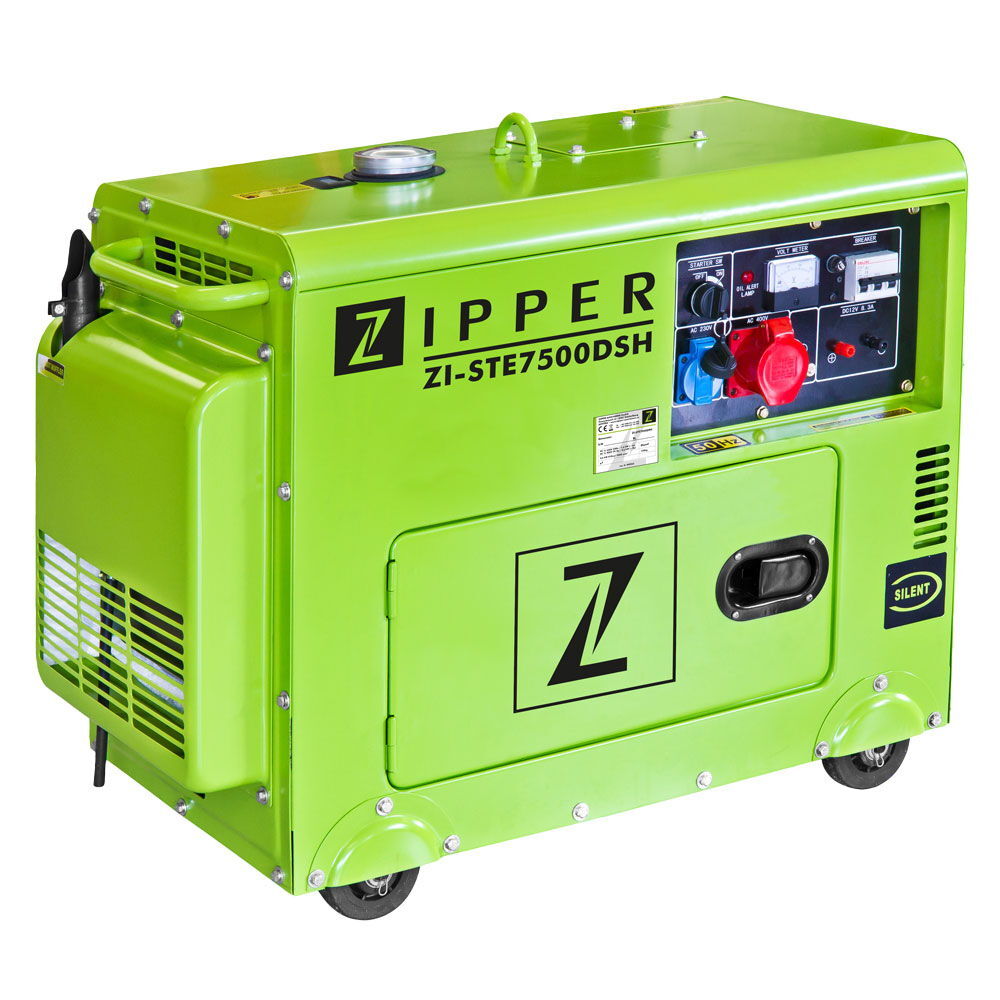 Zipper Stromerzeuger Diesel ZI-STE7500DSH max 6500 Watt 418ccm Produktbild Zipper Stromerzeuger Diesel ZI-STE7500DSH max 6500 Watt 418ccm