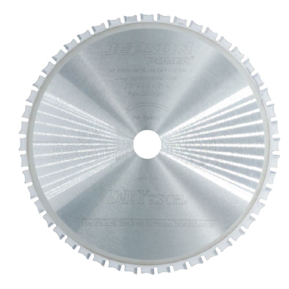 JEPSON Drytech HM-Sägeblatt NSF Durchmesser 230 mm 48 Zähne für Inox und Stahl Produktbild JEPSON Drytech HM-Sägeblatt NSF Durchmesser 230 mm 48 Zähne für Inox und Stahl
