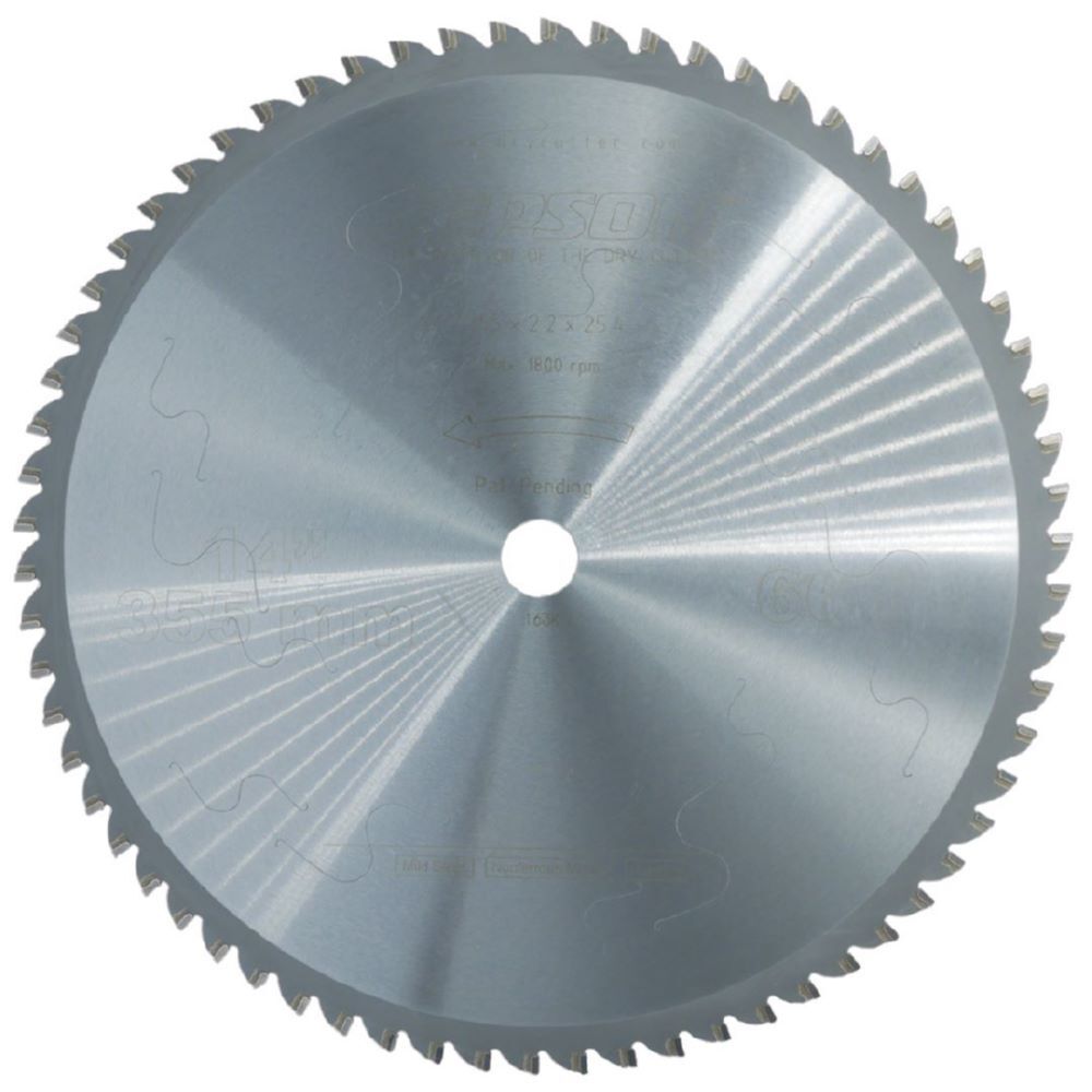 JEPSON rytech HM-Sägeblatt Durchmesser 355 mm 66 Zähne für Stahl Produktbild JEPSON rytech HM-Sägeblatt Durchmesser 355 mm 66 Zähne für Stahl