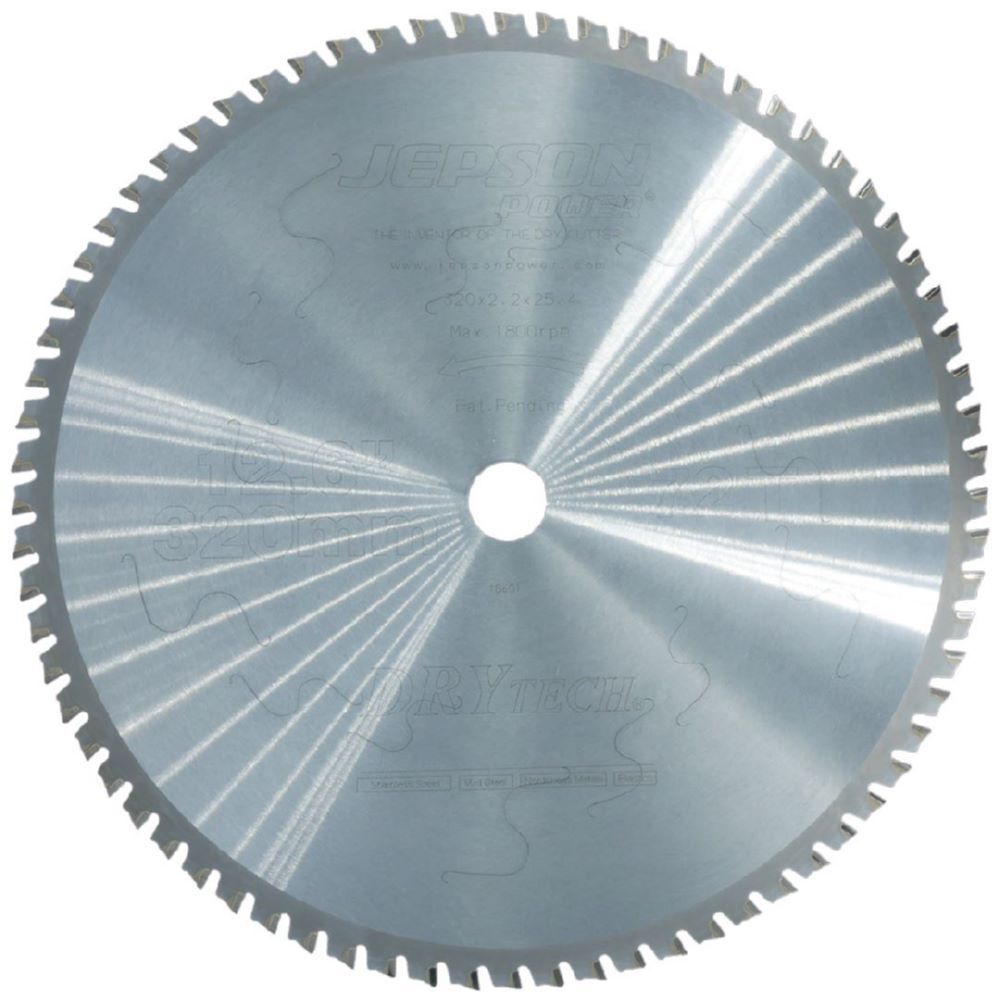 JEPSON Drytech HM-Sägeblatt Durchmesser 320 mm 72 Zähne für Stahl dickwandig Produktbild JEPSON Drytech HM-Sägeblatt Durchmesser 320 mm 72 Zähne für Stahl dickwandig