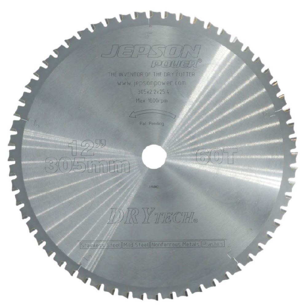 JEPSON Drytech HM-Sägeblatt Durchmesser 305 mm Zähne 60 für Stahl und Inox Produktbild JEPSON Drytech HM-Sägeblatt Durchmesser 305 mm Zähne 60 für Stahl und Inox