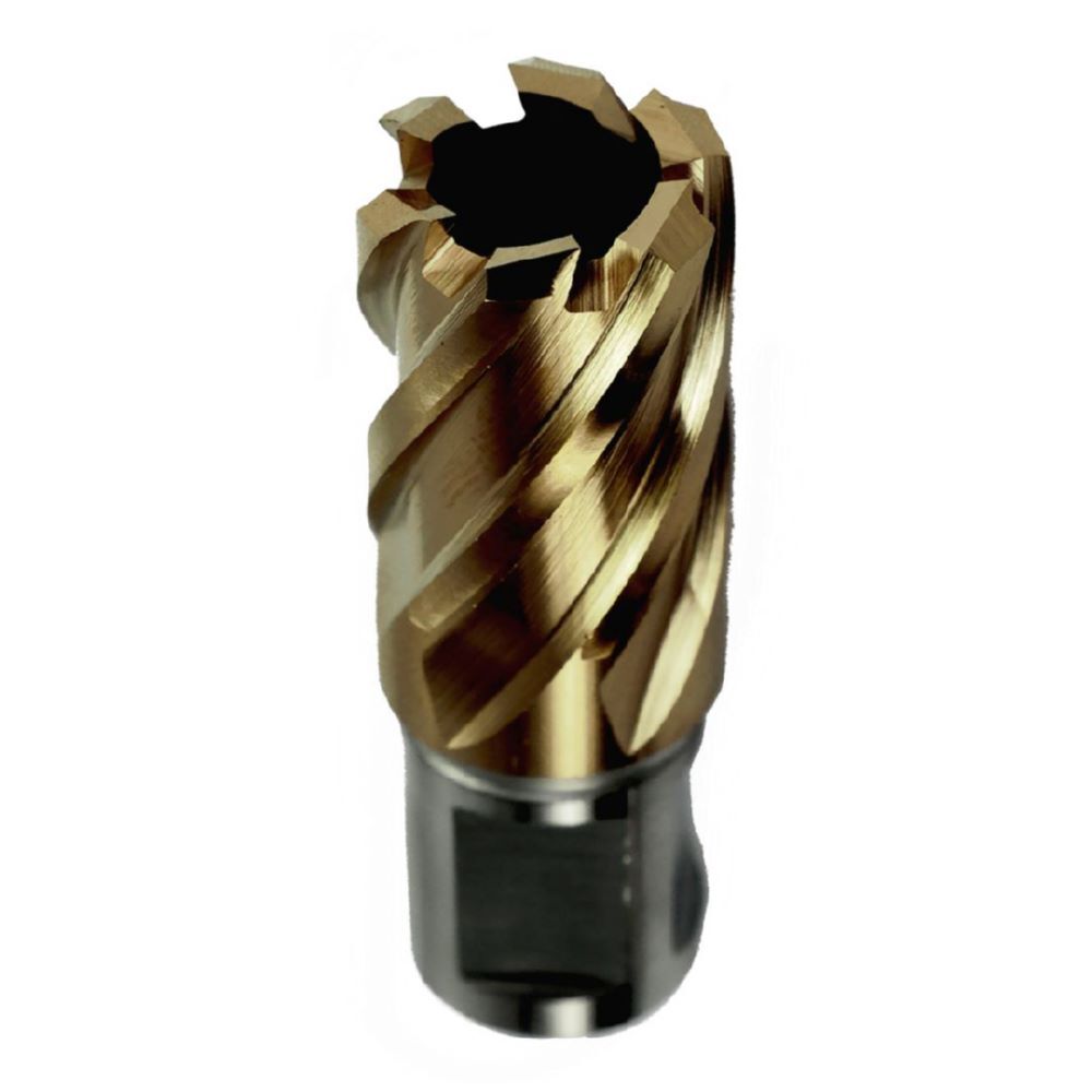 JEPSON GOLDFINGER TiN beschichteter HSS-CO Kernbohrer 14 x 30 mm Produktbild JEPSON GOLDFINGER TiN beschichteter HSS-CO Kernbohrer 14 x 30 mm