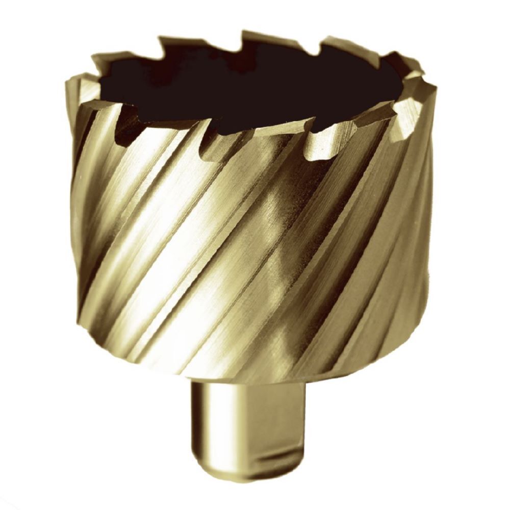 JEPSON GOLDFINGER TiN beschichteter HSS-CO Kernbohrer Durchmesser 36 x 30 mm Produktbild JEPSON GOLDFINGER TiN beschichteter HSS-CO Kernbohrer Durchmesser 36 x 30 mm