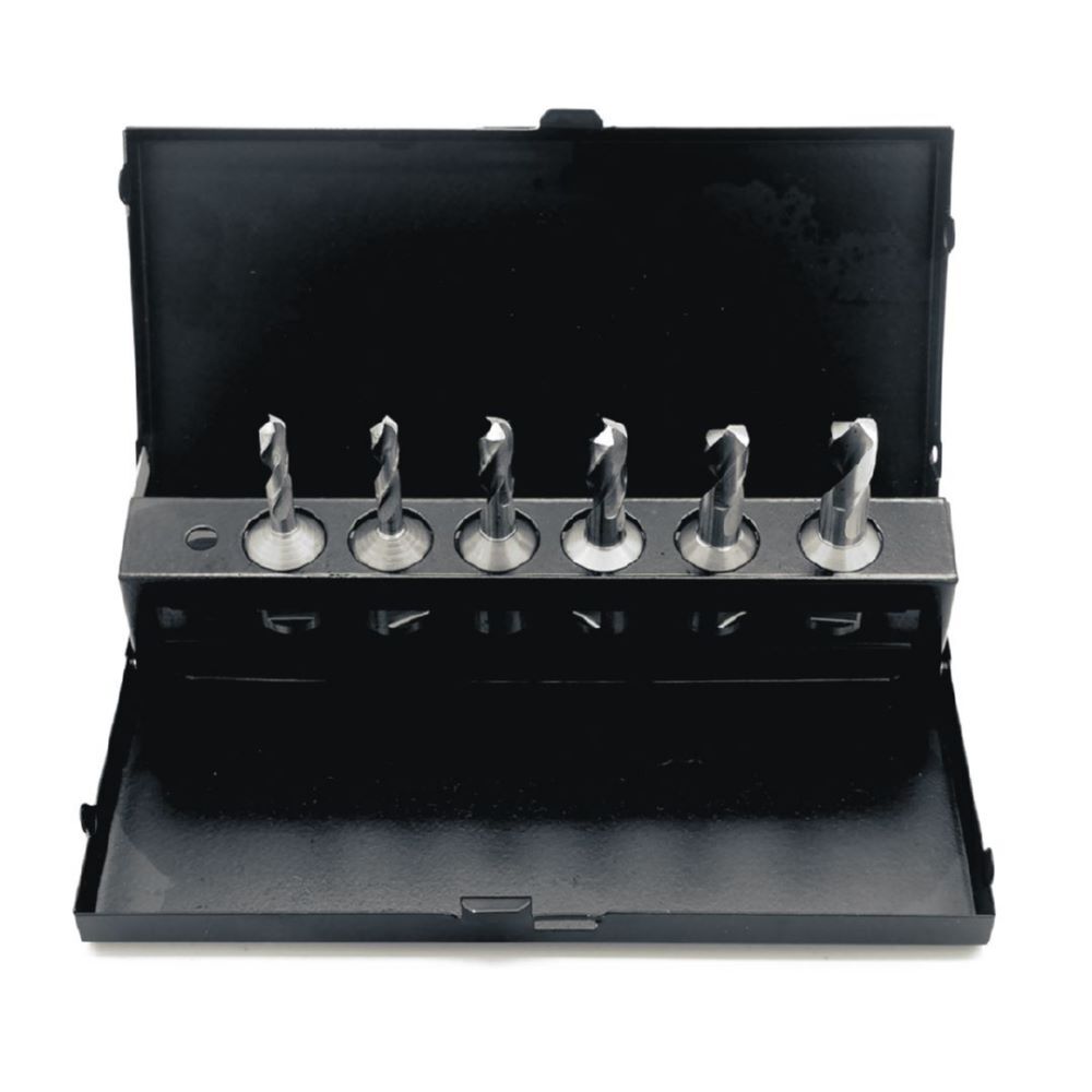 JEPSON HSS-Spiralbohrersatz 6 - 11 mm Weldon 19 Produktbild JEPSON HSS-Spiralbohrersatz 6 - 11 mm Weldon 19