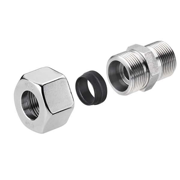 KÄRCHER Verbindungsstück Rohr/HD-Schlauch, Edelstahl (Ermeto) Produktbild KÄRCHER Verbindungsstück Rohr/HD-Schlauch, Edelstahl (Ermeto)