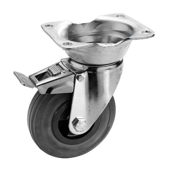 KÄRCHER Anbausatz nichtzeichnende, graue Lenkrolle Produktbild KÄRCHER Anbausatz nichtzeichnende, graue Lenkrolle