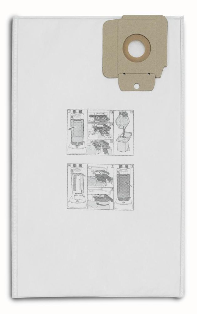 KÄRCHER Vliesfiltertüten  3-lagig     5 St.  55 l Produktbild KÄRCHER Vliesfiltertüten  3-lagig     5 St.  55 l