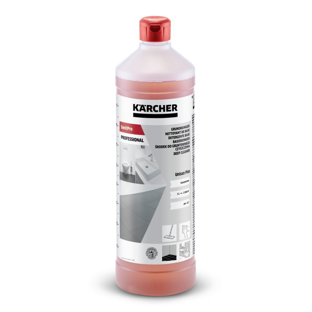 Produktbild Kärcher SanitPro Grundreiniger Unisan Plus 1 Liter