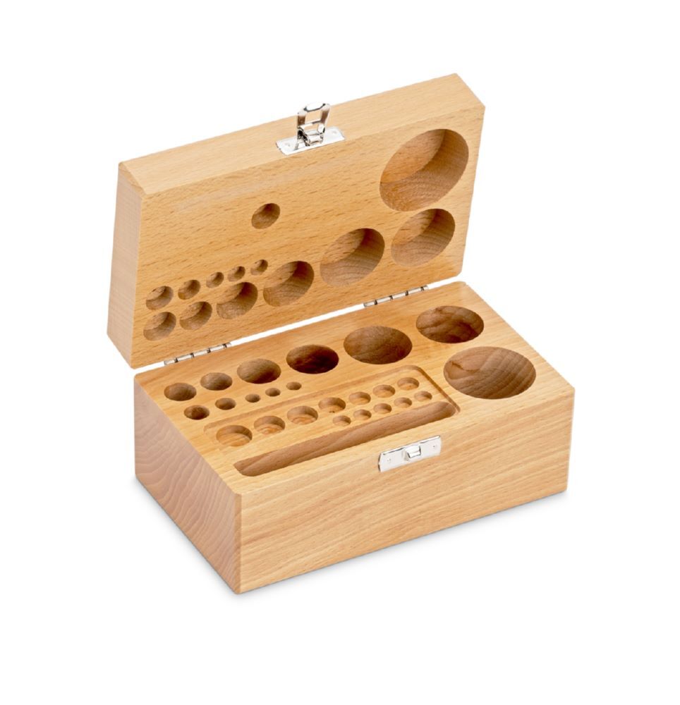 Produktbild Kern Holz Gewichtsetui 1 mg - 500 g 353-450-200
