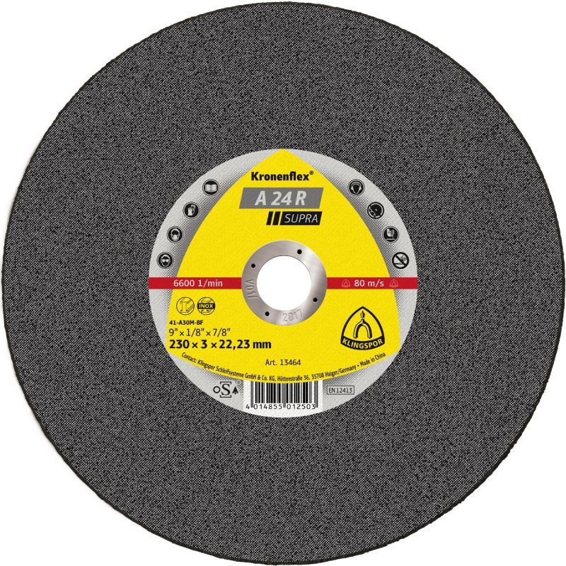Klingspor A 24 R Trennscheiben, 150 x 2,5 x 22,23 mm gerade Produktbild Klingspor A 24 R Trennscheiben, 150 x 2,5 x 22,23 mm gerade
