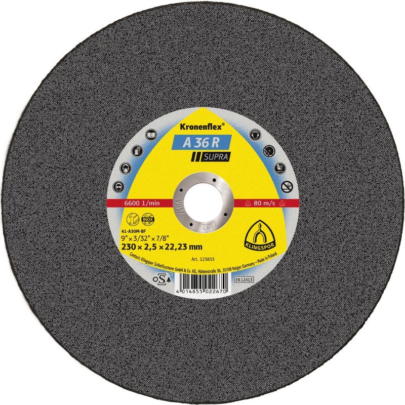 Klingspor A 36 R Trennscheiben, 150 x 2 x 22,23 mm gerade Produktbild Klingspor A 36 R Trennscheiben, 150 x 2 x 22,23 mm gerade