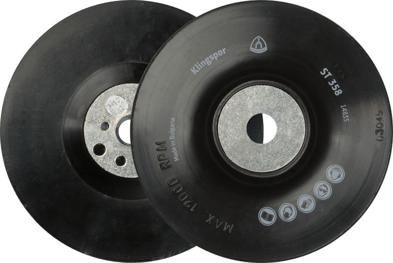 Klingspor ST 358 FI-Stützteller, 100 mm Gewinde M 10 Klingspor ST 358 FI-Stützteller, 100 mm Gewinde M 10