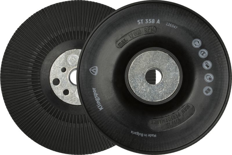 Klingspor ST 358 A Stützteller gerippt, 178 mm Gewinde M 14 Klingspor ST 358 A Stützteller gerippt, 178 mm Gewinde M 14