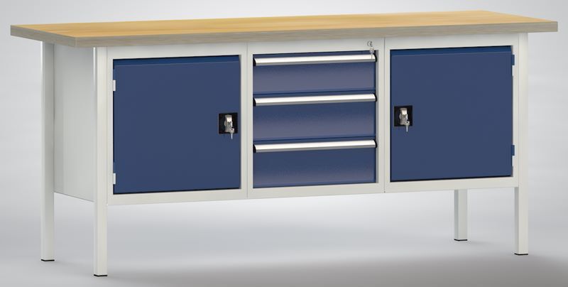 Produktbild KLW Ergo Standard Werkbank Arbeitsplatte 40 mm 2000 x 700 x 900 mm