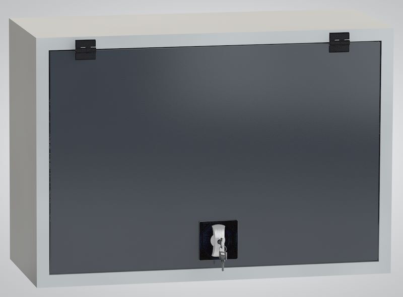 KLW Hängeschrank H 400 x B 725 x T 350 mm mit abschliessbarer Klapptüre KLW Hängeschrank H 400 x B 725 x T 350 mm mit abschliessbarer Klapptüre