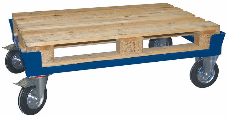 KLW Paletten-Fahrgestell in robuster Ausführung Ladefläche 1200 x 800 mm Produktbild KLW Paletten-Fahrgestell in robuster Ausführung Ladefläche 1200 x 800 mm