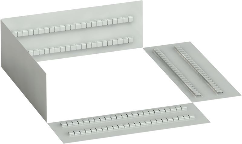 Produktbild KLW Schlitzrasterrahmen für Einzelschublade Front 150 mm 175 mm