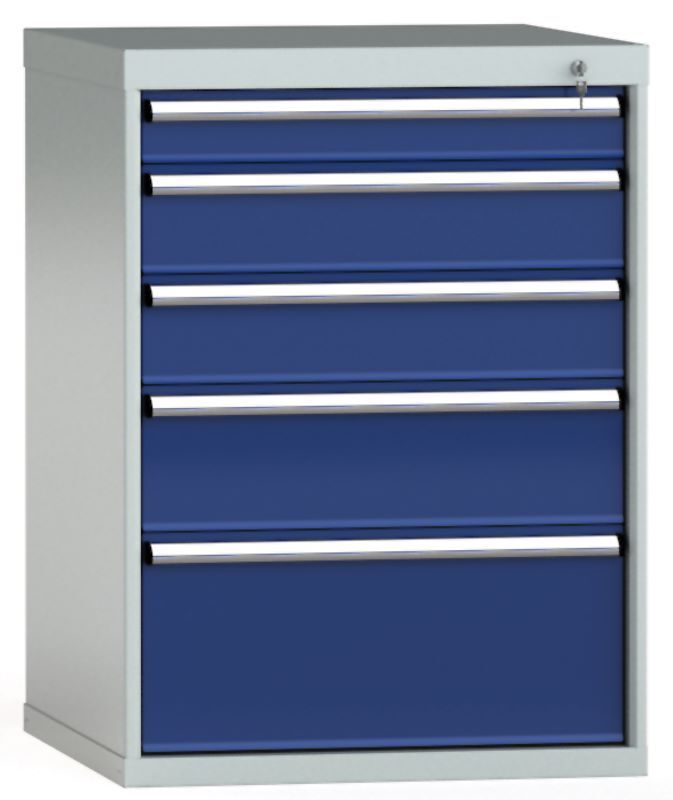 KLW Schubladenschrank 1000 x 725 x 750 mm 5 Schubladen Produktbild KLW Schubladenschrank 1000 x 725 x 750 mm 5 Schubladen