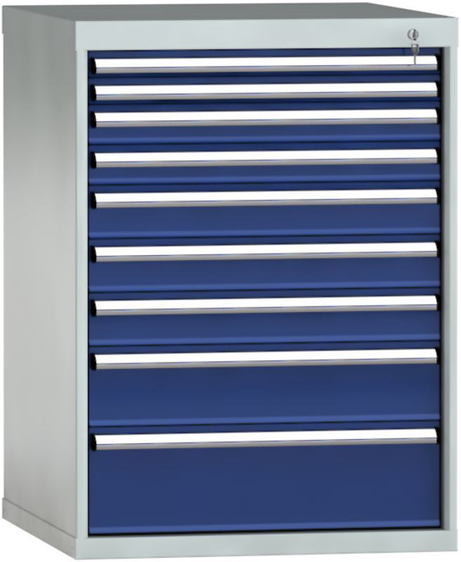 KLW Schubladenschrank 1000 x 725 x 750 mm 9 Schubladen Produktbild KLW Schubladenschrank 1000 x 725 x 750 mm 9 Schubladen