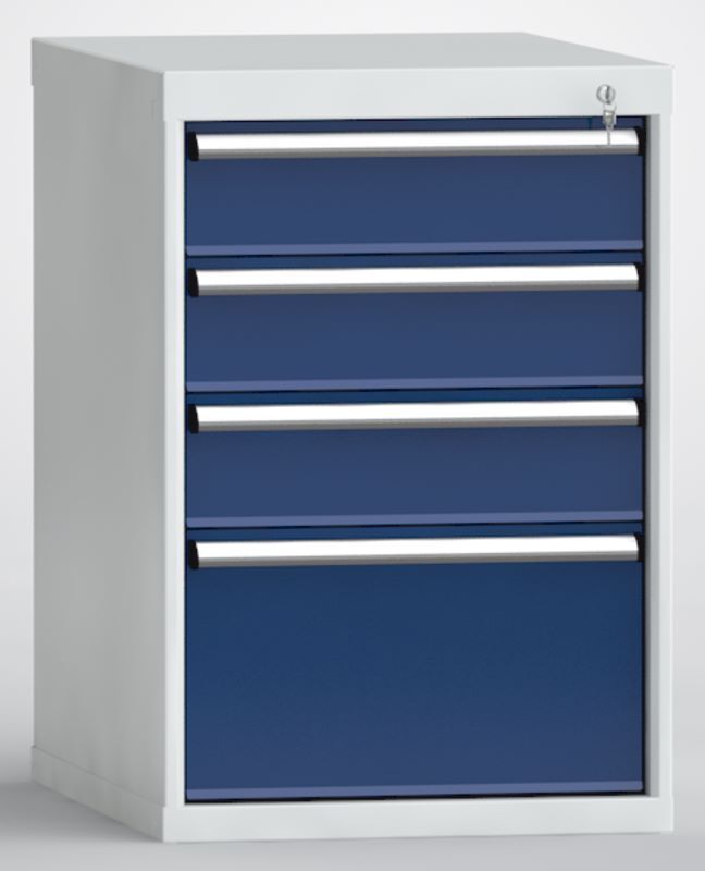 Produktbild KLW Schubladenschrank 4 x Vollauszug 850 x 572 x 750 mm