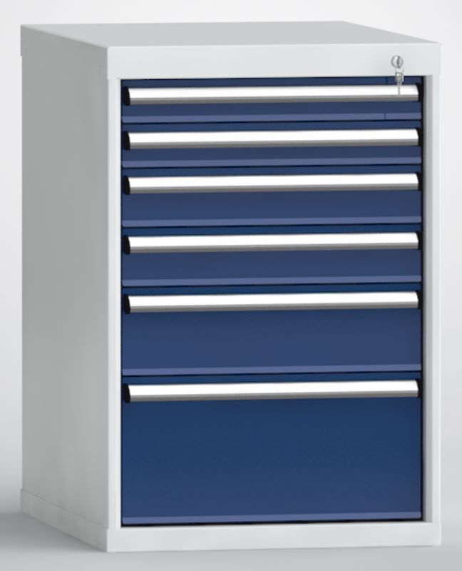 Produktbild KLW Schubladenschrank 6 x Vollauszug 850 x 572 x 750 mm