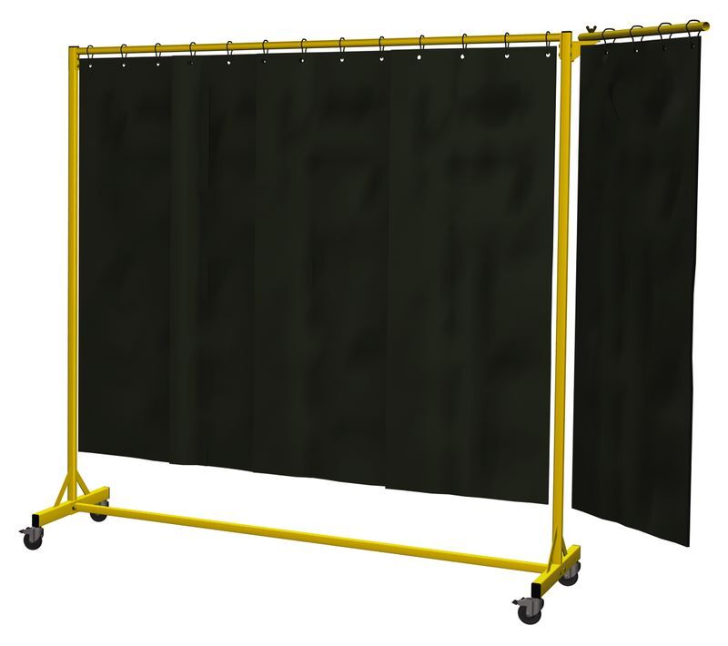 KLW Schwenkarm 600 mm mit PVC-Schweissvorhan Produktbild KLW Schwenkarm 600 mm mit PVC-Schweissvorhan