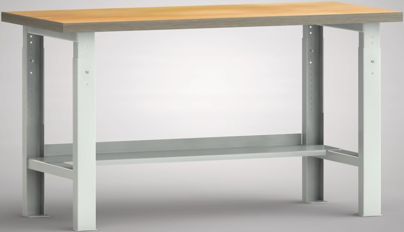 KLW Standard-Werkbank 1500 x 700 mm Höhenverstellung 740 - 1040 mm Produktbild KLW Standard-Werkbank 1500 x 700 mm Höhenverstellung 740 - 1040 mm