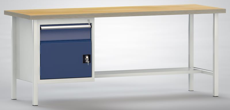KLW Kombiwerkbank 2000 x 700 x 845 mm L x T x H Produktbild KLW Kombiwerkbank 2000 x 700 x 845 mm L x T x H