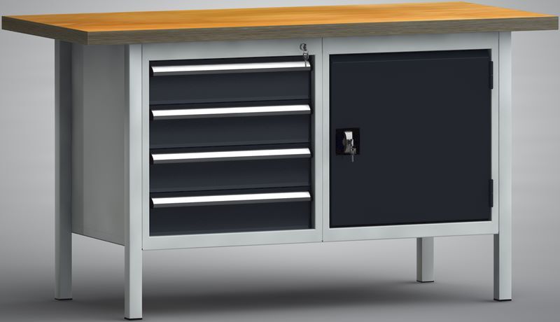 KLW Kastenwerkbank 1500 x 700 x 840 mm Produktbild KLW Kastenwerkbank 1500 x 700 x 840 mm