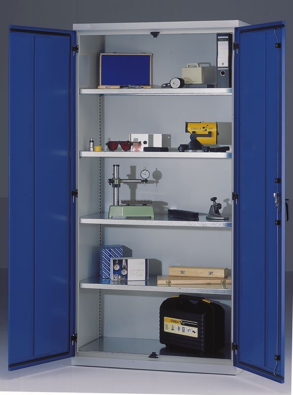 KLW Staubdichter Flügeltürenschrank 2000 x 1000 x 490 mm 5 Fachböden Produktbild KLW Staubdichter Flügeltürenschrank 2000 x 1000 x 490 mm 5 Fachböden