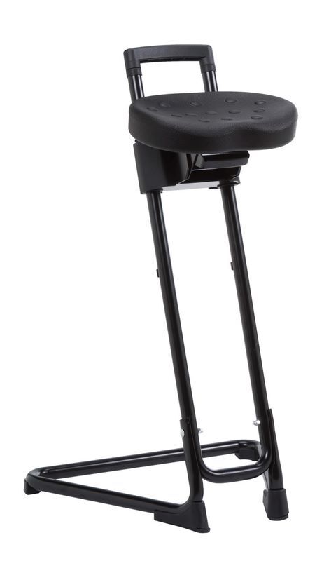 KLW Stehhilfe Höhenverstellung von 600 - 840 mm schwarz Produktbild KLW Stehhilfe Höhenverstellung von 600 - 840 mm schwarz