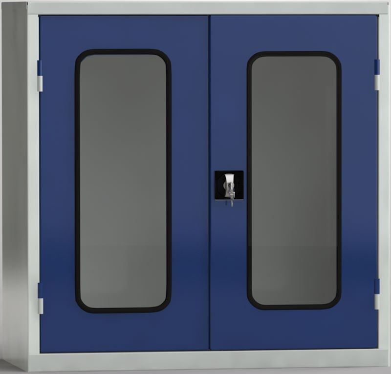 KLW Universalschrank 1000 x 1000 x 490 mm 2 Fachböden Produktbild KLW Universalschrank 1000 x 1000 x 490 mm 2 Fachböden bild 2