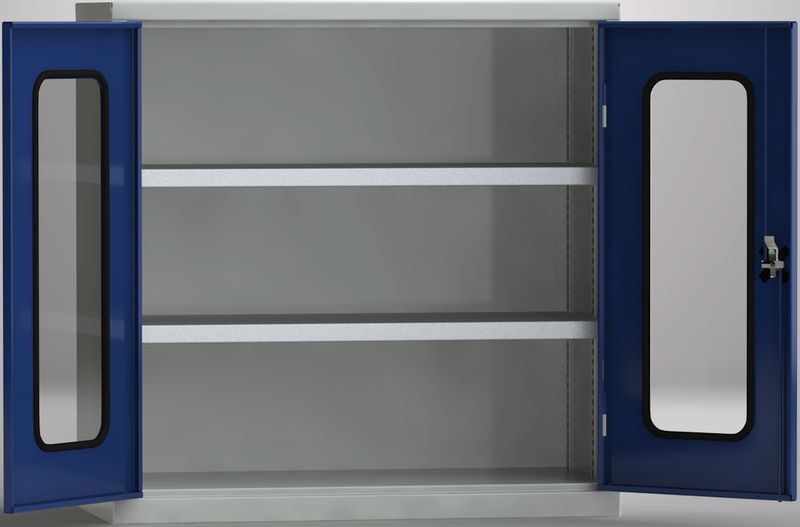 KLW Universalschrank 1000 x 1000 x 490 mm 2 Fachböden Produktbild KLW Universalschrank 1000 x 1000 x 490 mm 2 Fachböden