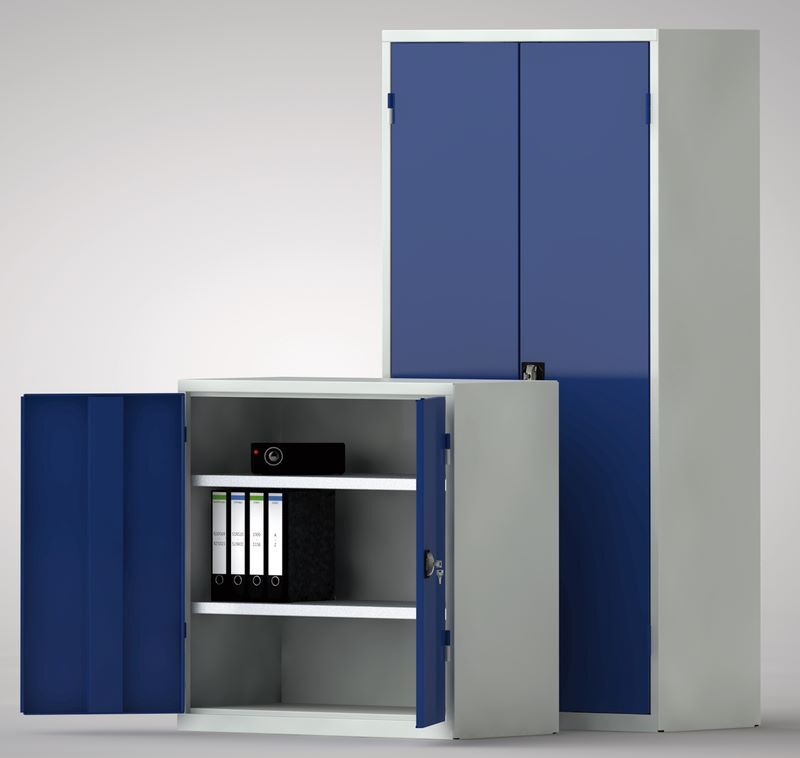 KLW Universalschrank 1000 x 1000 x 490 mm 2 Fachböden Produktbild KLW Universalschrank 1000 x 1000 x 490 mm 2 Fachböden bild 3