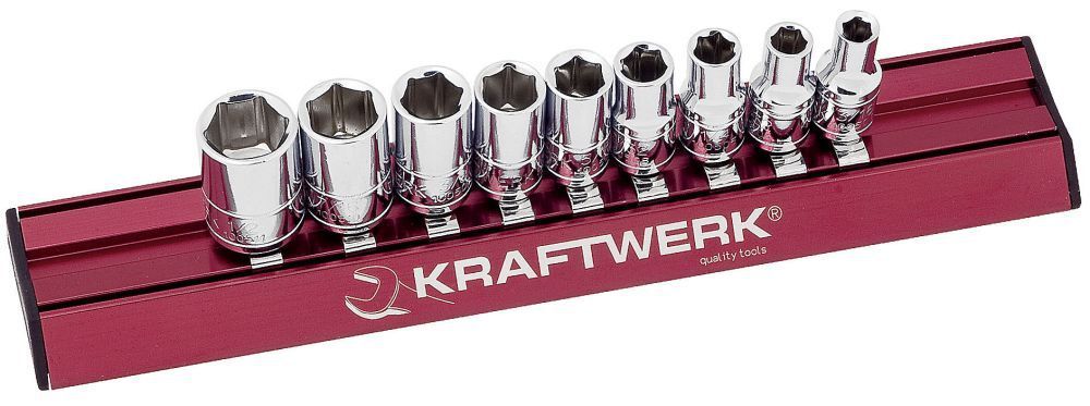 KRAFTWERK Zoll Stecknusssatz MAGALU 1/4" 9 Teile KRAFTWERK Zoll Stecknusssatz MAGALU 1/4" 9 Teile