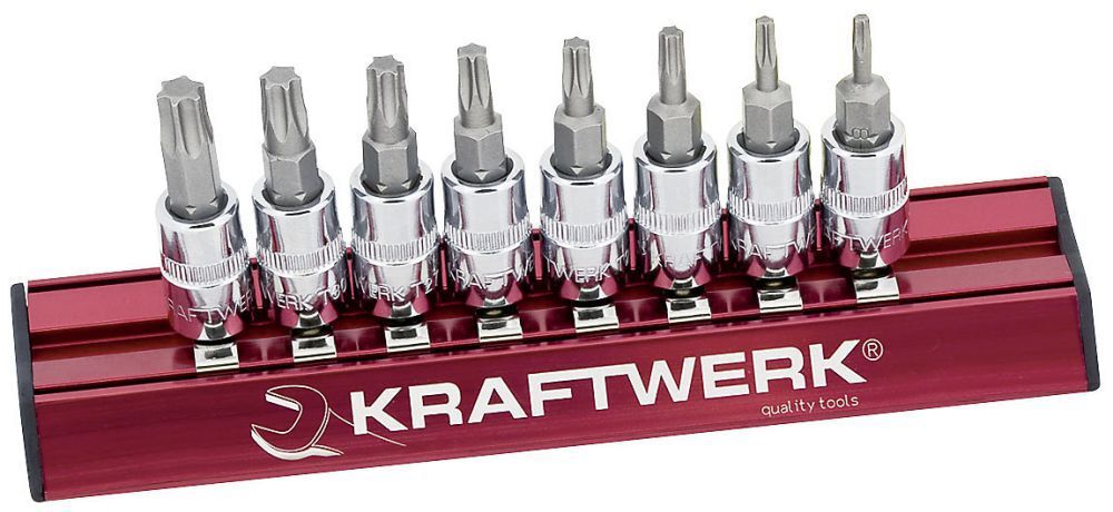KRAFTWERK TX Bit Stecknusssatz MAGALU 1/4" 8 Teile Produktbild KRAFTWERK TX Bit Stecknusssatz MAGALU 1/4" 8 Teile