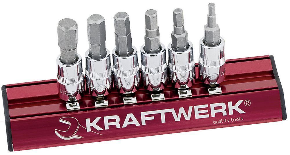 KRAFTWERK Innensechskant Bit Stecknusssatz MAGALU 1/4" 6 Teile Produktbild KRAFTWERK Innensechskant Bit Stecknusssatz MAGALU 1/4" 6 Teile