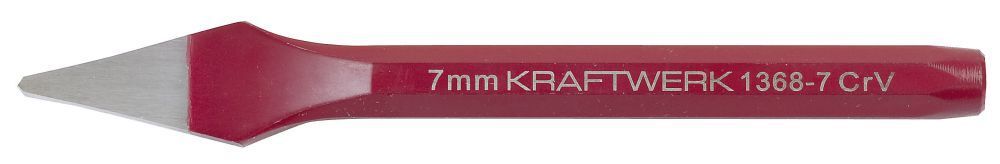 KRAFTWERK Kreuzmeissel 7 mm x 165 mm lackiert Produktbild KRAFTWERK Kreuzmeissel 7 mm x 165 mm lackiert