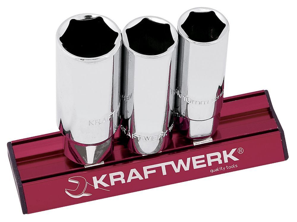 KRAFTWERK Zündkerzen Stecknusssatz MAGALU 3/8" Produktbild KRAFTWERK Zündkerzen Stecknusssatz MAGALU 3/8"