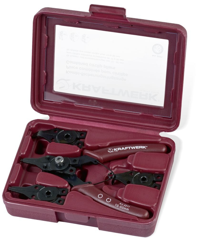 KRAFTWERK Kombi Sicherungsringzange 4 in 1 Produktbild KRAFTWERK Kombi Sicherungsringzange 4 in 1 bild 2